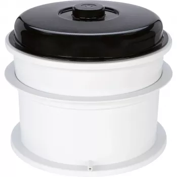 WECK Juicer Kombi-Set Elektrischer Einkochautomat mit Dampfentsafter, 29L, 1800W, Edelstahl