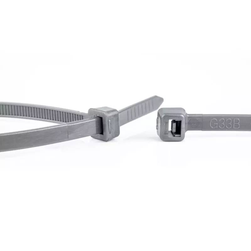 WKK Nylon-Kabelbinder grau 370x4,8 mm 100 Stück
