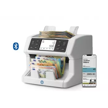 Safescan 2865-SC Banknotenzähler mit UV-, MG-, IR-, MT- und 3D-Erkennung