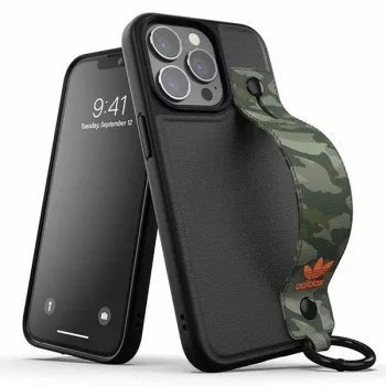 Adidas OR Hand Strap Case für iPhone 13 Pro/13 6,1 inch Schwarz-Grün