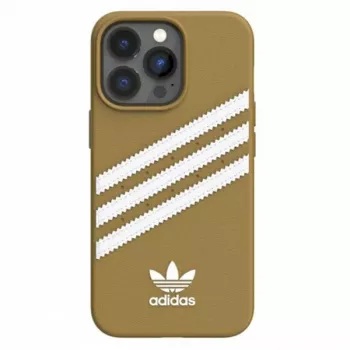 Adidas Originals Moulded PU Case für iPhone 13 Pro Max 6,7 inch Beige-Gold