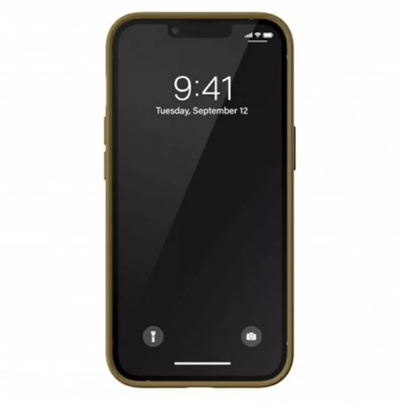 Adidas Originals Moulded PU Case für iPhone 13 Pro Max 6,7 inch Beige-Gold