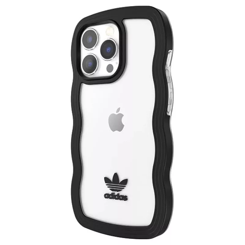 Adidas OR Wavy Case für iPhone 13 Pro / iPhone 13 6,1 inch Schwarz Transparent