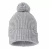 Lodger Babymütze aus 100 % Merinowolle, Grau, Drizzle, 3-6 Monate