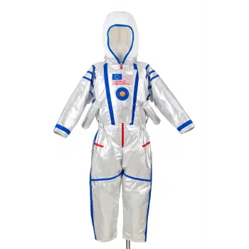 Souza! Astronauten-Kostüm Overall Silber 3-4 Jahre
