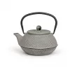 Bredemeijer Teekanne Jang 0,8L Gusseisen Grau mit Edelstahl-Teefilter 153022