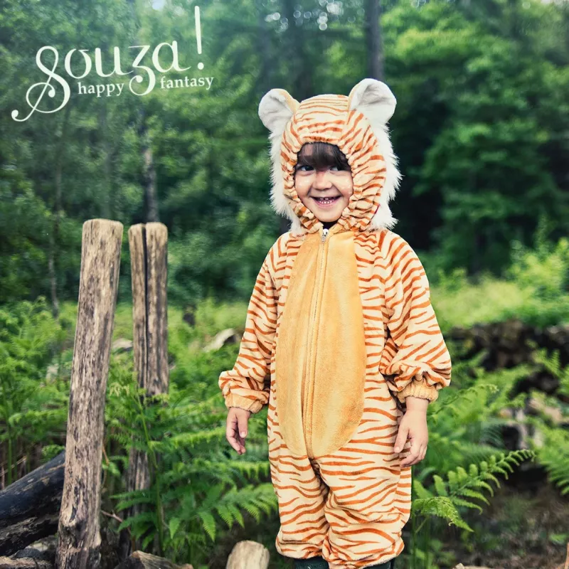Souza! Kigurumi Kostüm Overall Tigerchen Timmy für Kinder, 6 Jahre (100799)