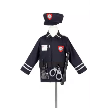 Souza! Polizistenkostüm-Set mit Hut und Accessoires 4-7 Jahre