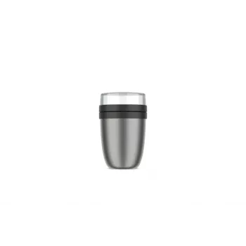 Mepal Thermo-Lunchpot Ellipse Edelstahl Nordic Black 500+200ml