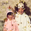 Souza! Einhorn-Kostüm Umhang mit Kapuze für Kinder 4–8 Jahre