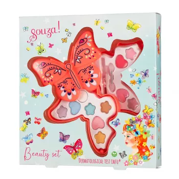 Souza Kinder-Schminkkasten Schmetterling 13-teilig