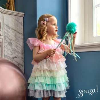 Souza! Fenne Regenbogen-Prinzessin Tüllkleid Kostüm für Mädchen 3-4 Jahre
