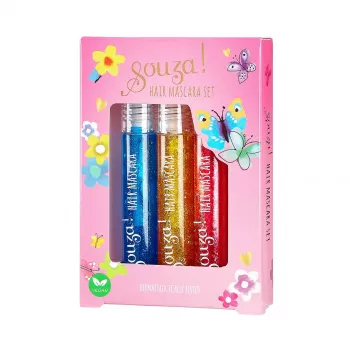 Souza! Glitter Haar-Mascara für Kinder Set mit 3 Farben
