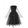 Souza! Hexenkostüm Agatha für Mädchen: Kleid mit LED-Lichtern 5-7 Jahre