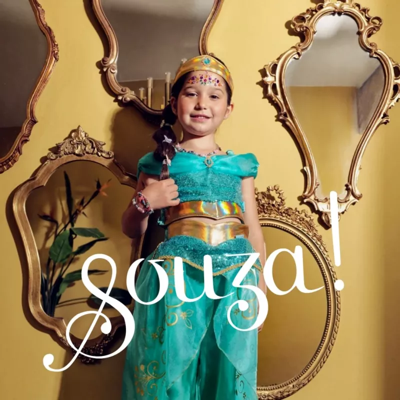 Souza! Kostüm Arabische Prinzessin Amira 3-4 Jahre