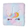 Souza! Kinder-Lidschattenpalette mit Spiegel im flauschigen Einhorn-Etui, 9 Farbtöne