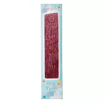 Souza! Clip-On Haarverlängerung Pink - Kinderkostüm Synthetikhaarteil