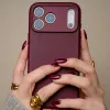 Decoded Leather Backcover für iPhone 17 Pro Max mit MagSafe - Dark Ruby