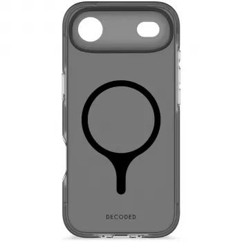 Decoded DropTec Transparente Rückseitenhülle für Apple iPhone 17 Air - Schwarz