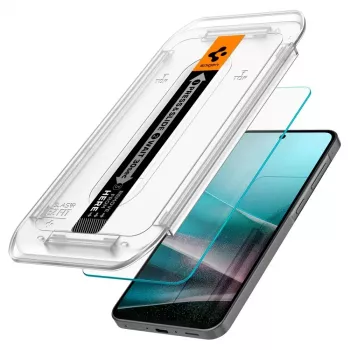 Spigen Glas.tR EZ Fit 2-Pack Tempered Glass Screen Protector für Samsung Galaxy A36 5G Clear