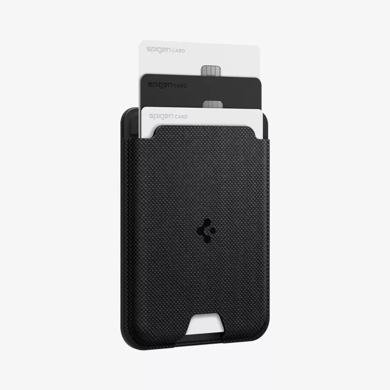SPIGEN Urban Fit Wallet MagSafe Magnetic Card Holder für Galaxy S Schwarz