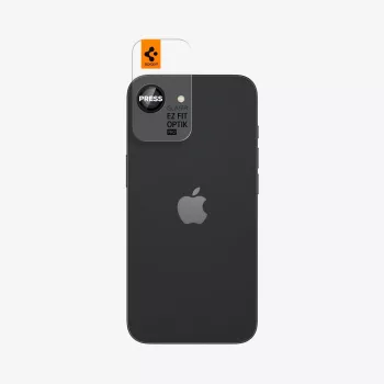 Spigen Optik Pro Glas.tR EZ Fit Camera Protector 2-Pack für iPhone 16E/17E Schwarz