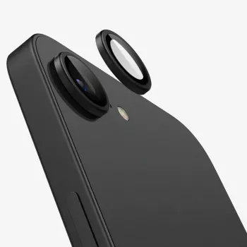 Spigen Optik Pro Glas.tR EZ Fit Camera Protector 2-Pack für iPhone 16E/17E Schwarz