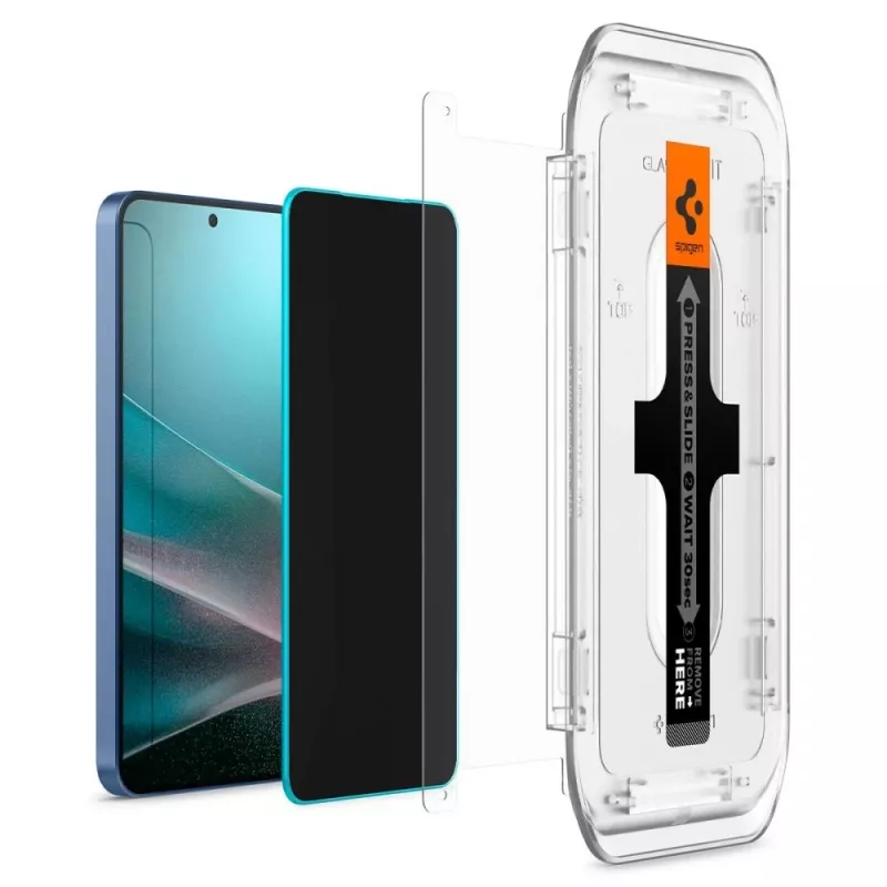 Spigen Glas.TR EZFIT HD Privacy Sichtschutzglas für Samsung Galaxy S24+ 2 Stück