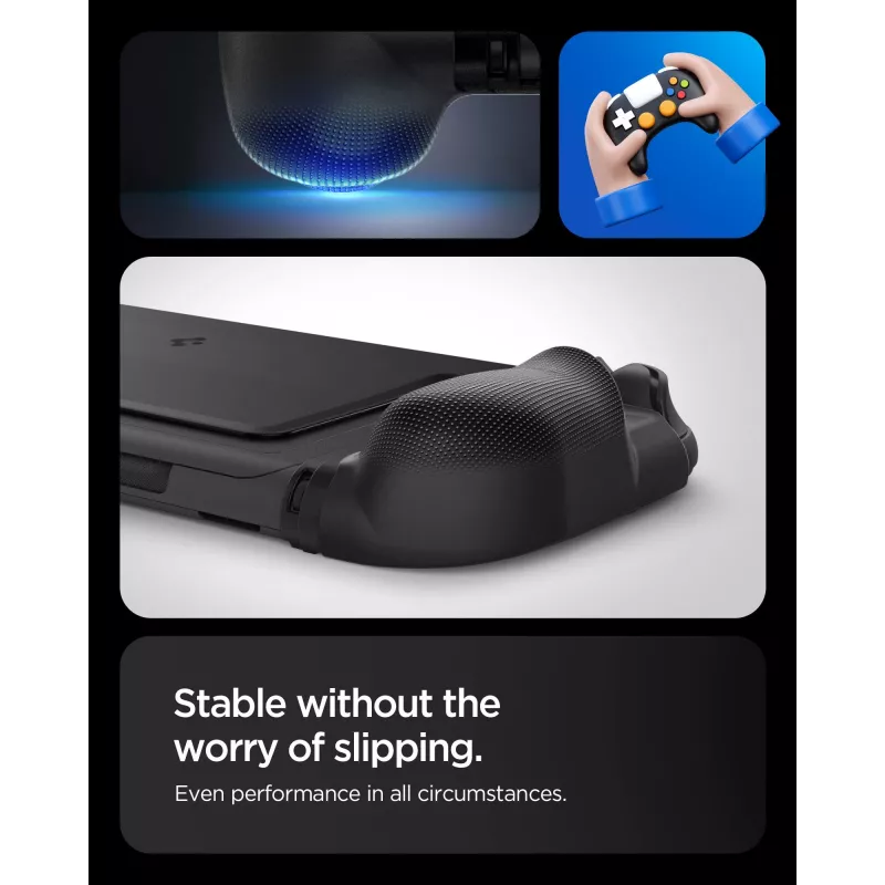 Spigen Dual Grip Case für Nintendo Switch 2 - Schwarz
