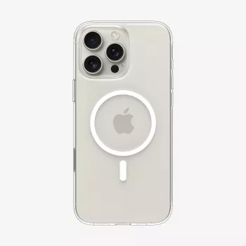 Spigen Thin Fit T Mag MagSafe Case für iPhone 16 Pro, Clear/Weiß
