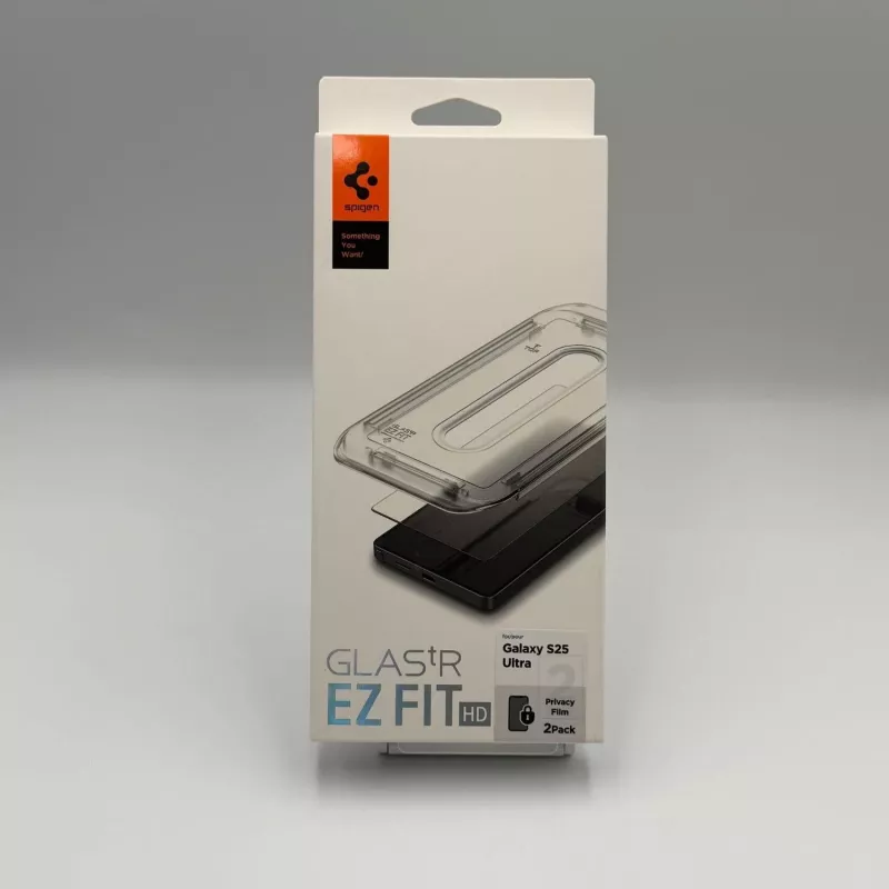 Spigen GLAS.tR EZ Fit HD Privacy Screen Protector für Samsung Galaxy S25 Ultra (2025) - Gehärtetes Glas