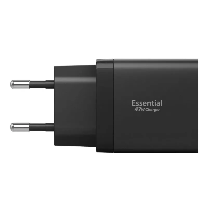 SPIGEN ESSENTIAL EE472EU 2-Port Netzwerkladegerät 47W Schwarz