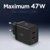 SPIGEN ESSENTIAL EE472EU 2-Port Netzwerkladegerät 47W Schwarz