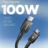 SPIGEN EB10020CC Essential USB-C auf USB-C Kabel 100W 200cm Schwarz