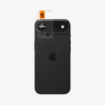 Spigen Optik Pro Glas.tR EZ Fit Kameraschutz 2er-Pack für iPhone Air, Schwarz, AGL09863