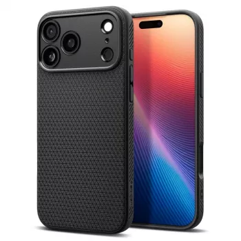 Spigen Liquid Air iPhone 17 Pro Case Matte Black