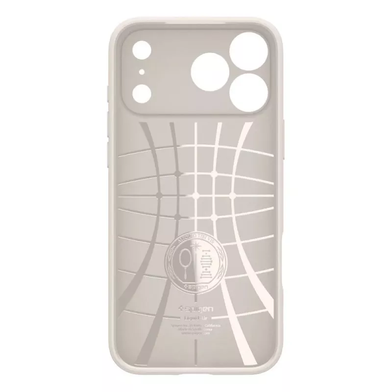 Spigen Liquid Air iPhone 17 Pro Case Natural Titanium