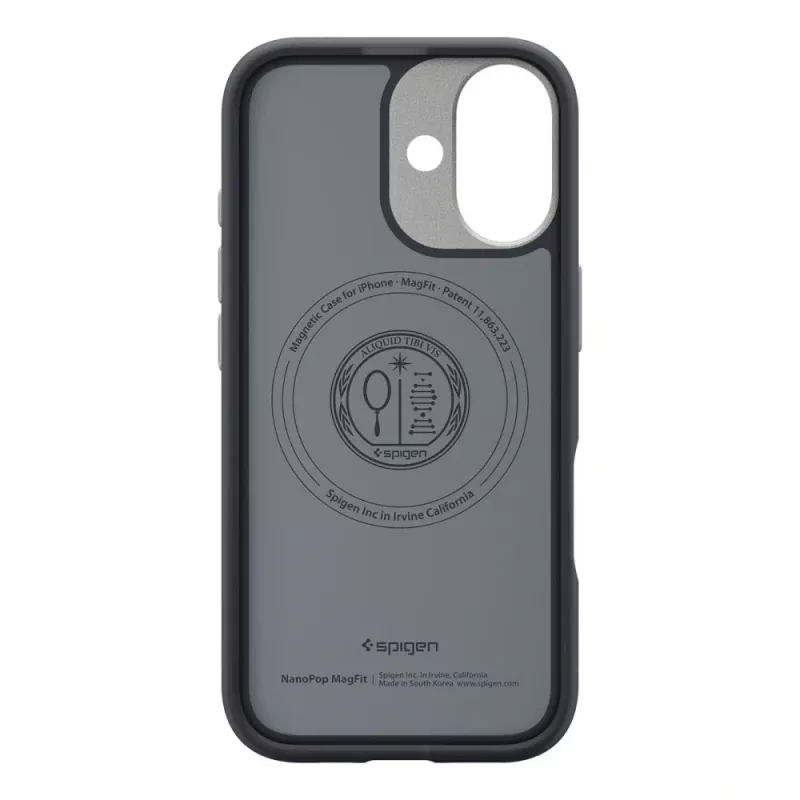 Spigen Nano Pop Mag Magsafe Case für iPhone 17 Black Sesame