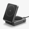 Spigen Essential Qi2 2-in-1 Wireless Charging Stand 25W MagSafe Black