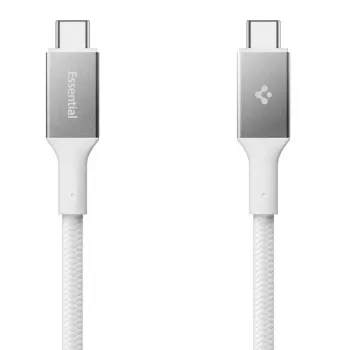 SPIGEN EB10015CC Essential USB-C auf USB-C Kabel 100W 150cm Weiß