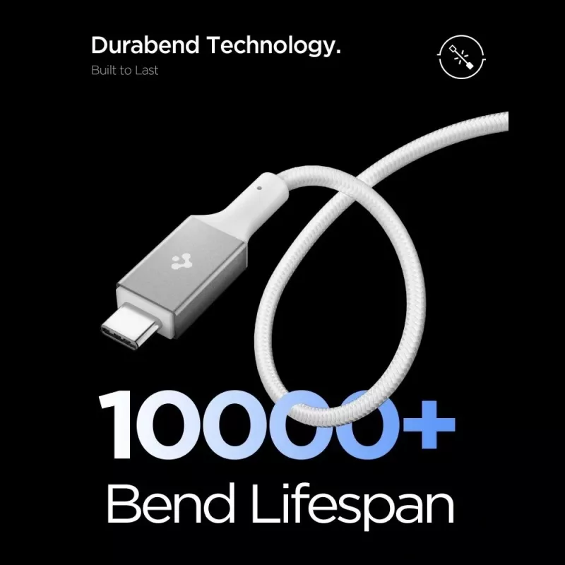 SPIGEN EB10015CC Essential USB-C auf USB-C Kabel 100W 150cm Weiß