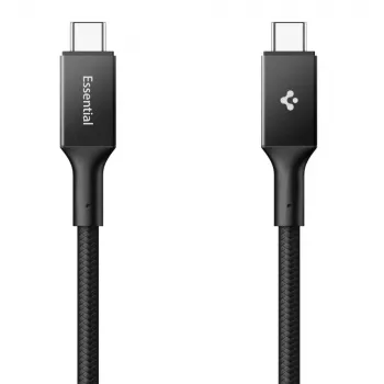 SPIGEN EB10015CC Essential USB-C auf USB-C Kabel 100W 150cm Schwarz