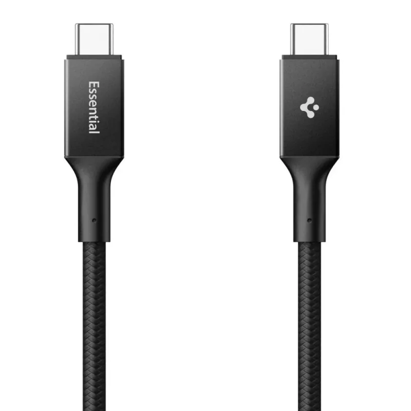 SPIGEN EB10015CC Essential USB-C auf USB-C Kabel 100W 150cm Schwarz