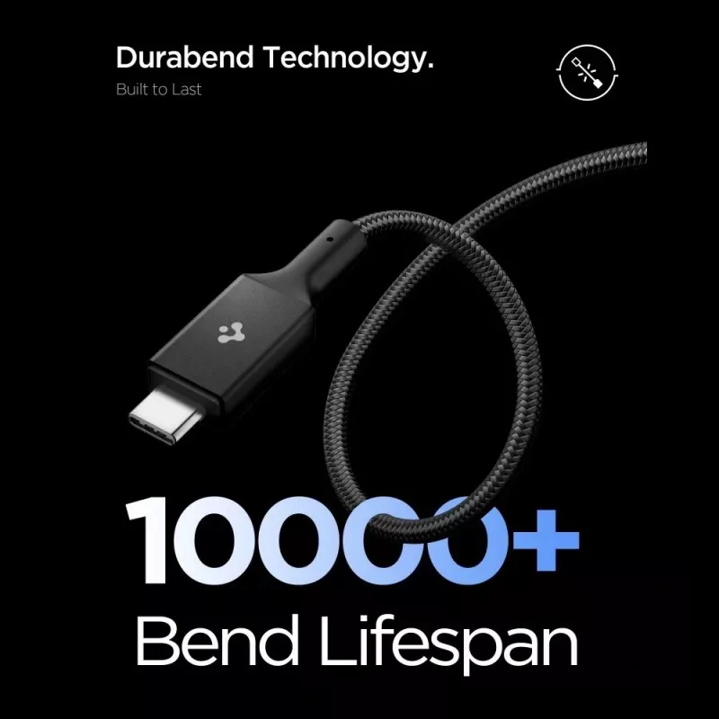 SPIGEN EB10015CC Essential USB-C auf USB-C Kabel 100W 150cm Schwarz