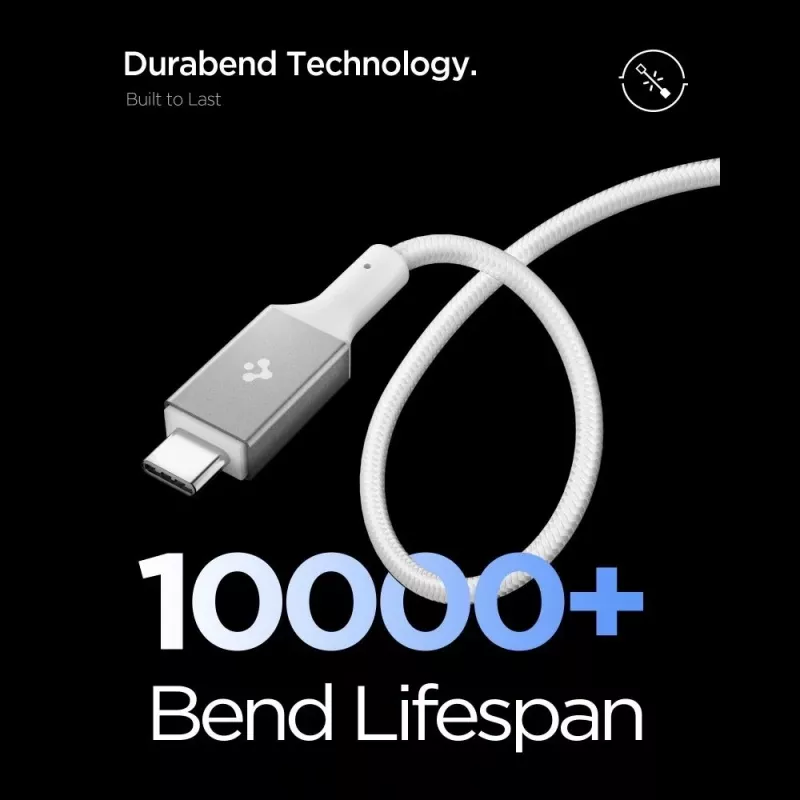 SPIGEN EB24015CC Essential Type-C Kabel 240W 150cm Weiß