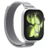 Spigen WBM4 Stainless Steel Band for Apple Watch 8/9/10/11/SE (40/41/42mm) Silver