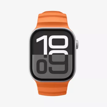 Spigen WBS2 Apple Watch Armband mit integrierter Hülle für Apple Watch 8/9/10/11/SE/Ultra (44/45/46/49mm) Orange