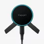 SPIGEN EV15MAQ Essential Magnetic MagSafe Vent Car Mount Wireless Charger 15W Qi2 Schwarz