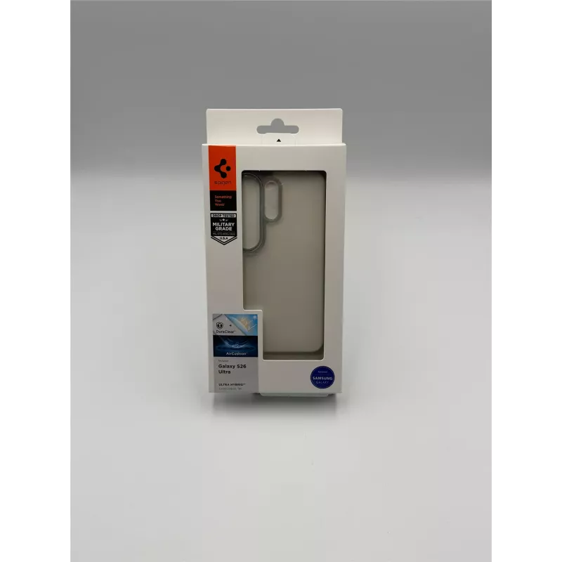 Spigen Ultra Hybrid Hülle für Samsung Galaxy S26 Ultra, Transparent/Schwarz