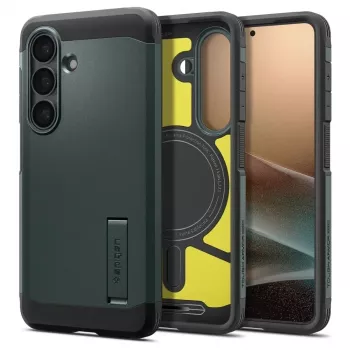 Spigen Tough Armor Mag MagSafe Case für Samsung Galaxy S26+ - Grün